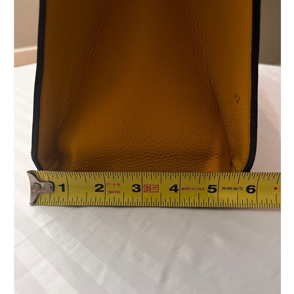 Women’s Faux Leather Satchel Tote Bag & Wallet Set - Vibrant Yellow (Y0490)‎ - Picture 16 of 16